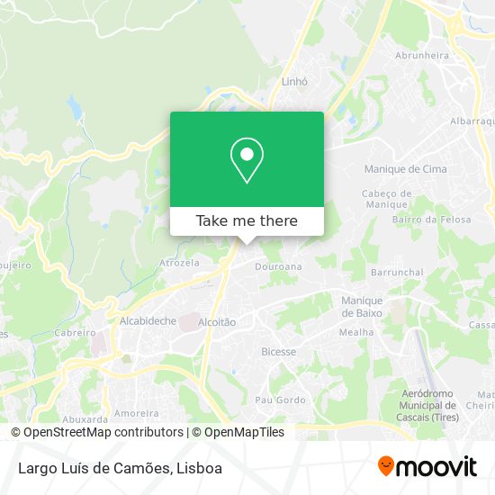 Largo Luís de Camões map