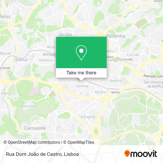 Rua Dom João de Castro map