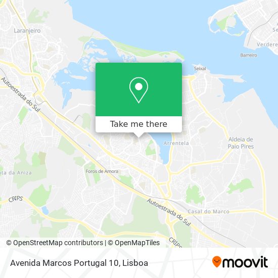 Avenida Marcos Portugal 10 map