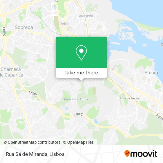 Rua Sá de Miranda map