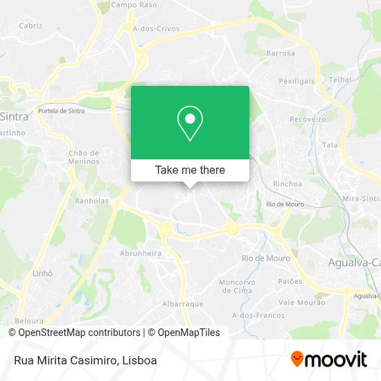 Rua Mirita Casimiro map