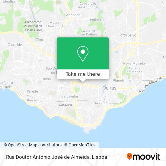 Rua Doutor António José de Almeida map