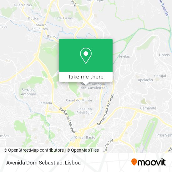 Avenida Dom Sebastião map
