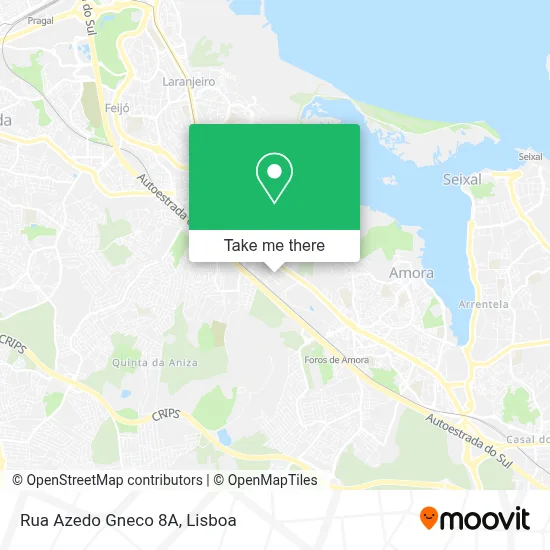 Rua Azedo Gneco 8A map
