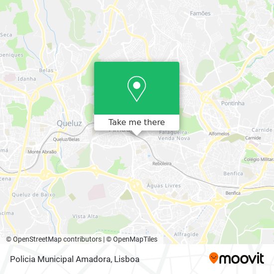 Policia Municipal Amadora map