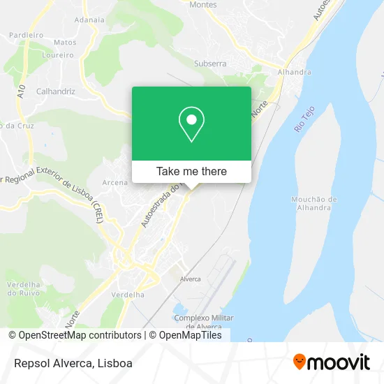 Repsol Alverca map
