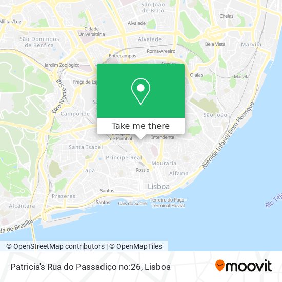 Patricia's Rua do Passadiço no:26 map