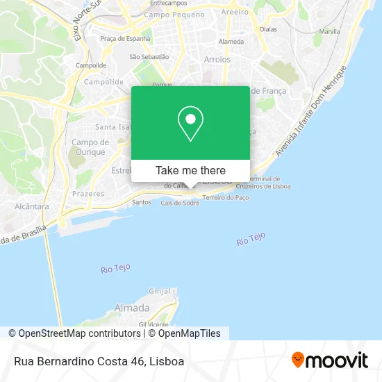 Rua Bernardino Costa 46 map
