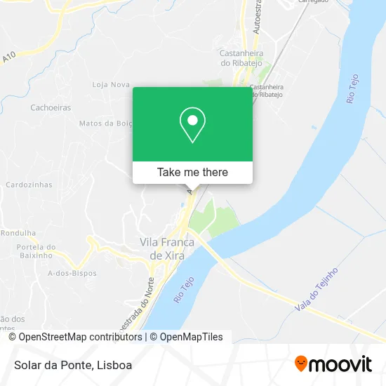 Solar da Ponte map