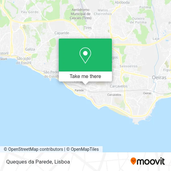 Queques da Parede map