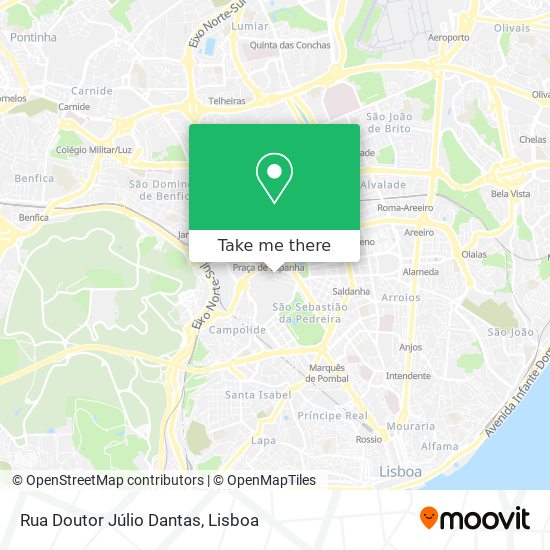 Rua Doutor Júlio Dantas map