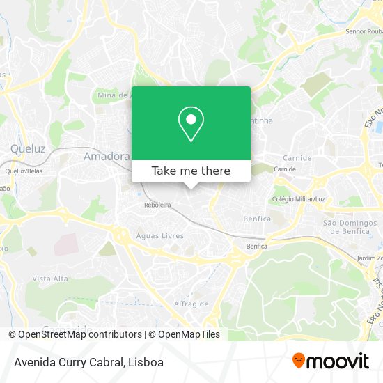 Avenida Curry Cabral mapa