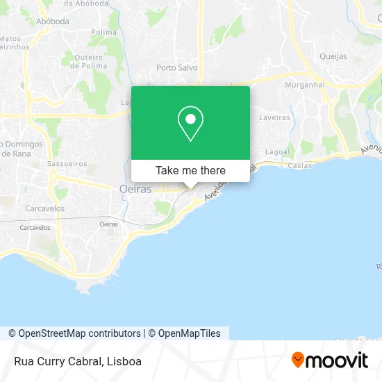 Rua Curry Cabral mapa