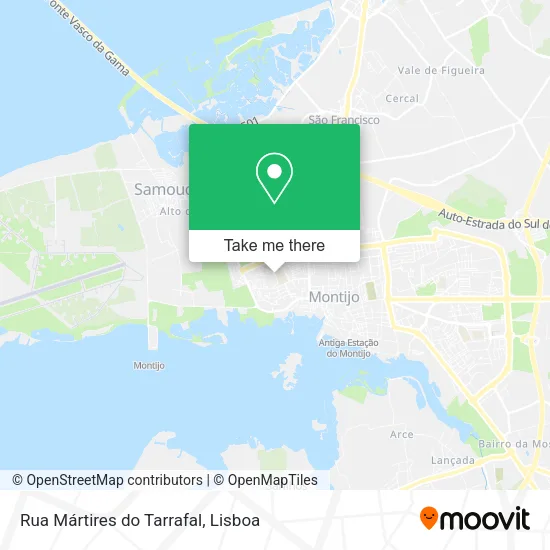 Rua Mártires do Tarrafal map