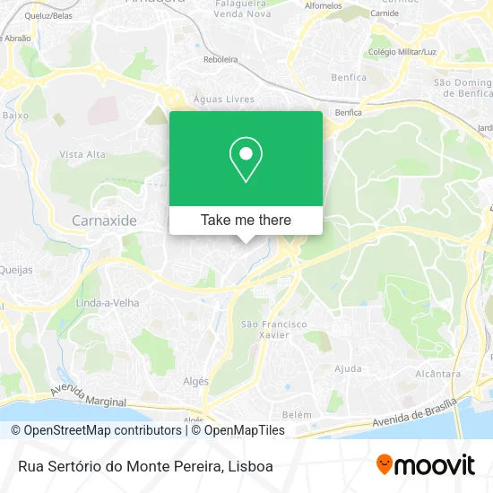 Rua Sertório do Monte Pereira map