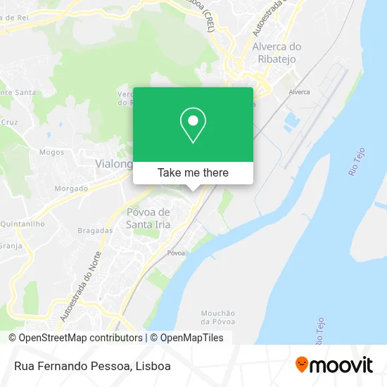Rua Fernando Pessoa map