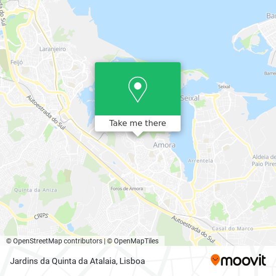 Jardins da Quinta da Atalaia map
