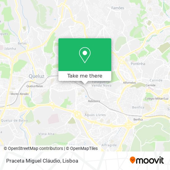 Praceta Miguel Cláudio map
