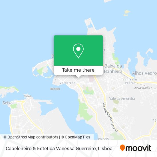 Cabeleireiro & Estética Vanessa Guerreiro mapa