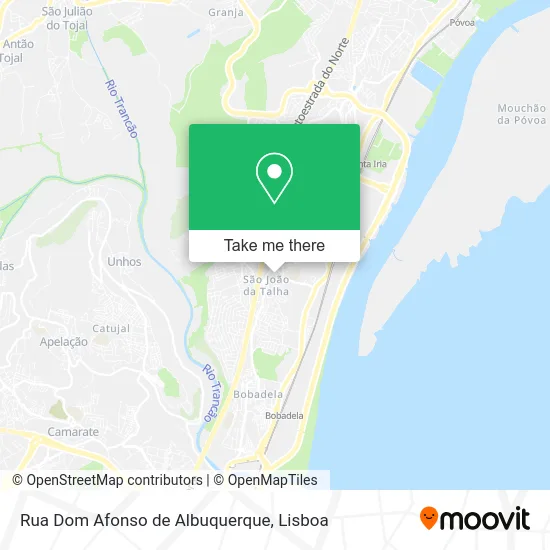 Rua Dom Afonso de Albuquerque map