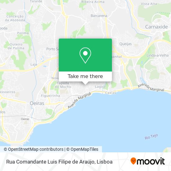Rua Comandante Luis Filipe de Araújo map