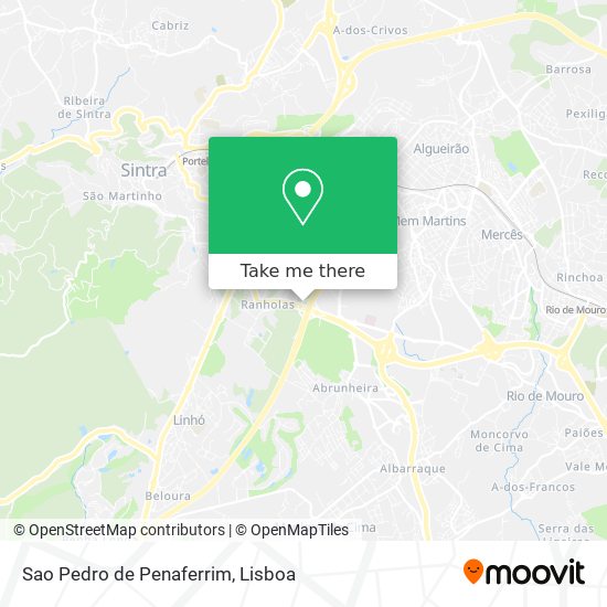 Sao Pedro de Penaferrim map