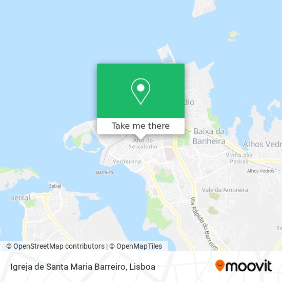 Igreja de Santa Maria Barreiro map