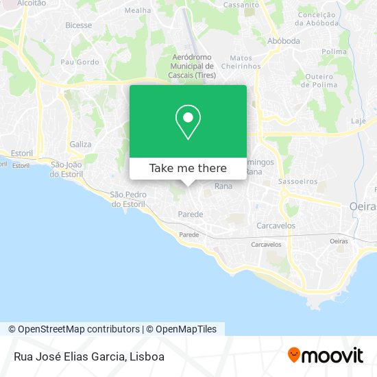 Rua José Elias Garcia map