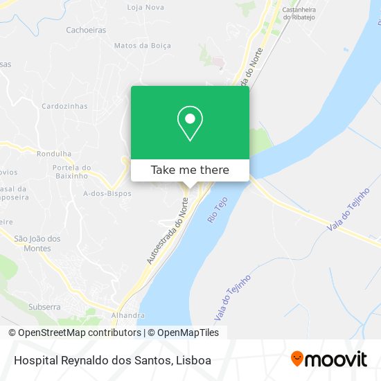 Hospital Reynaldo dos Santos map