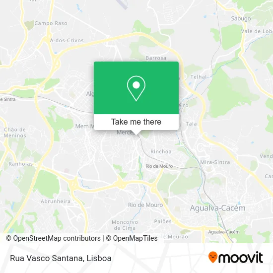 Rua Vasco Santana map