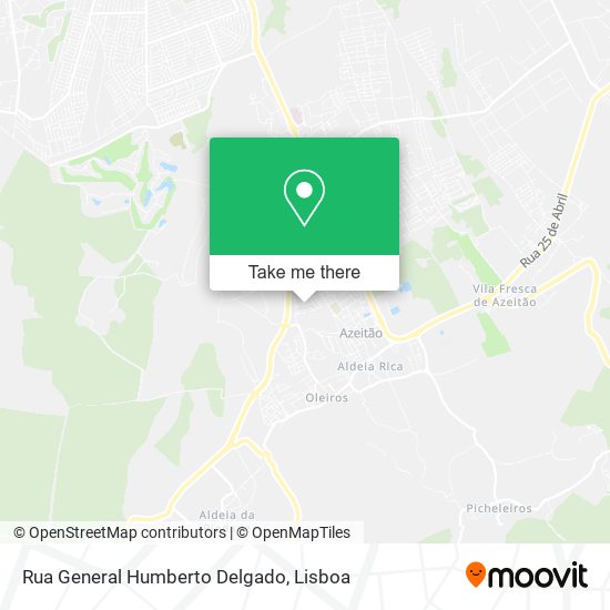 Rua General Humberto Delgado map