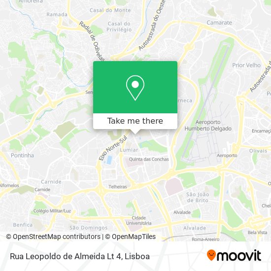 Rua Leopoldo de Almeida Lt 4 map