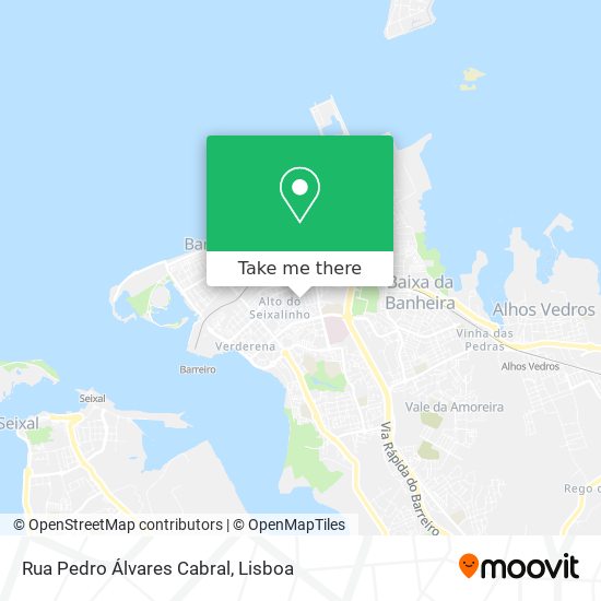 Rua Pedro Álvares Cabral map
