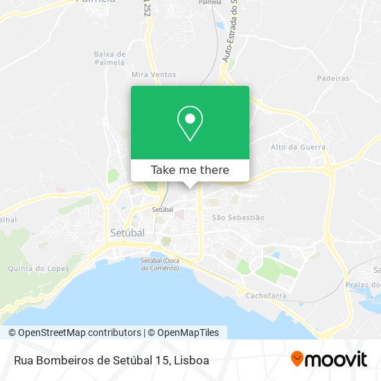 Rua Bombeiros de Setúbal 15 mapa
