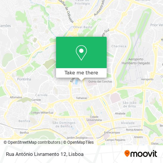 Rua António Livramento 12 map