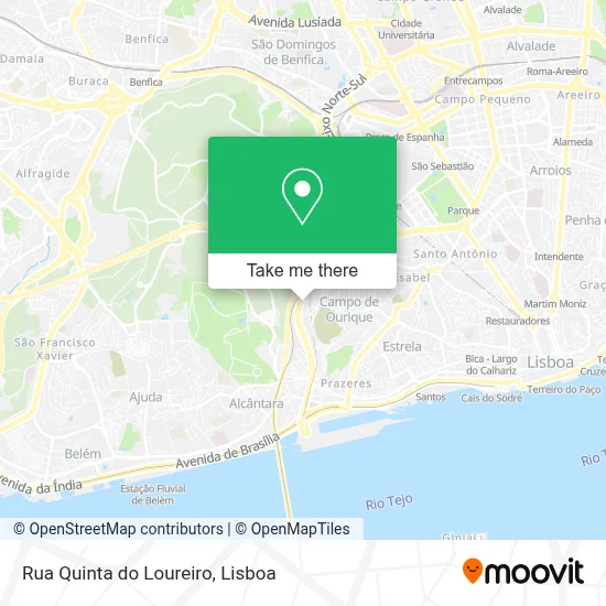 Rua Quinta do Loureiro map