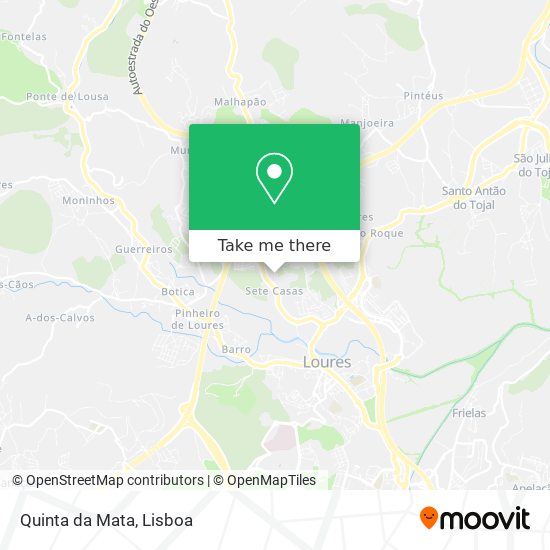 Quinta da Mata map