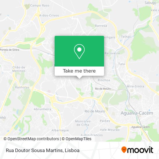 Rua Doutor Sousa Martins map