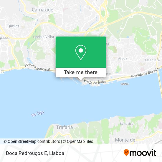 Doca Pedrouços E map