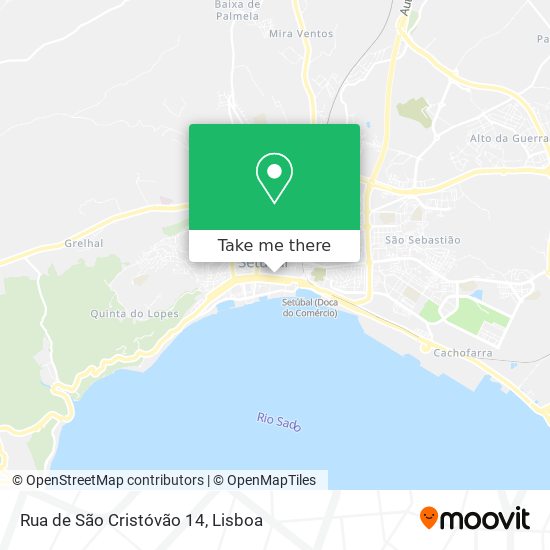 Rua de São Cristóvão 14 map