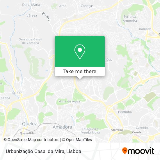 Urbanização Casal da Mira mapa