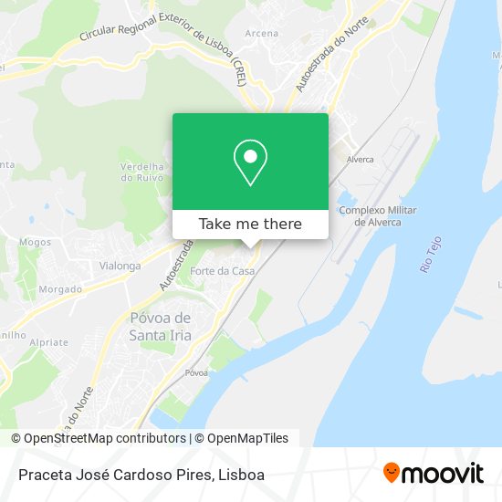 Praceta José Cardoso Pires map