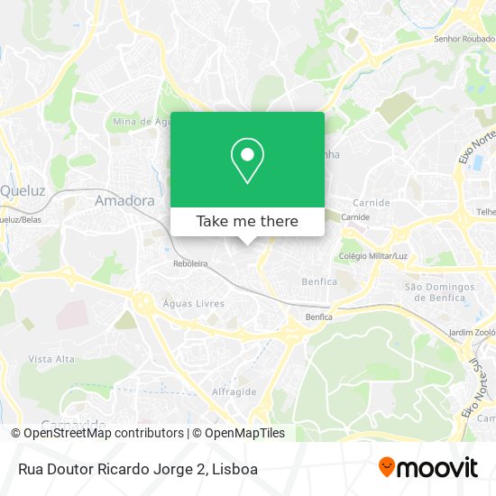 Rua Doutor Ricardo Jorge 2 mapa