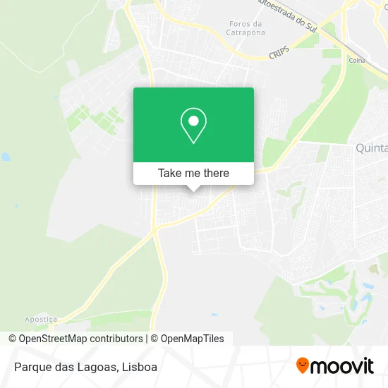 Parque das Lagoas map