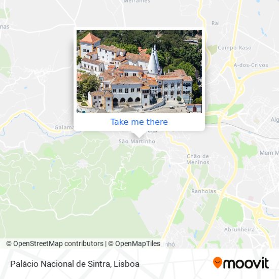 Palácio Nacional de Sintra map