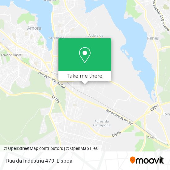 Rua da Indústria 479 mapa