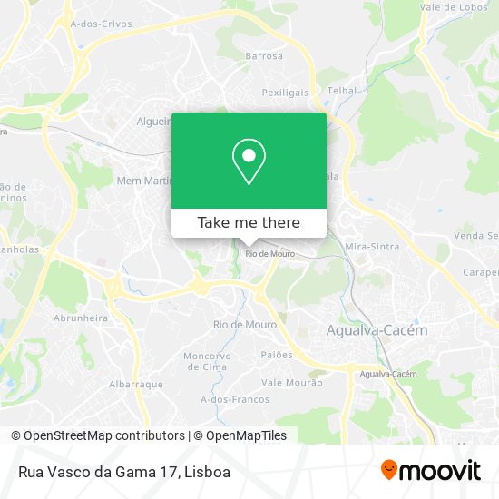 Rua Vasco da Gama 17 map