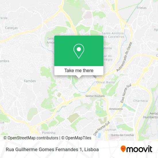 Rua Guilherme Gomes Fernandes 1 map