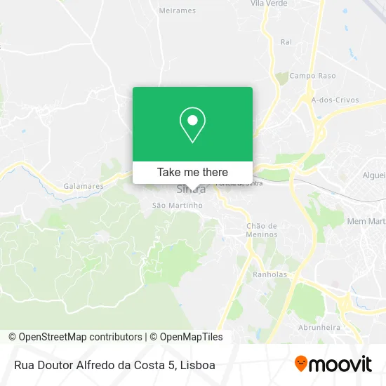 Rua Doutor Alfredo da Costa 5 map