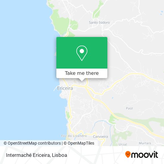 Intermaché Ericeira map